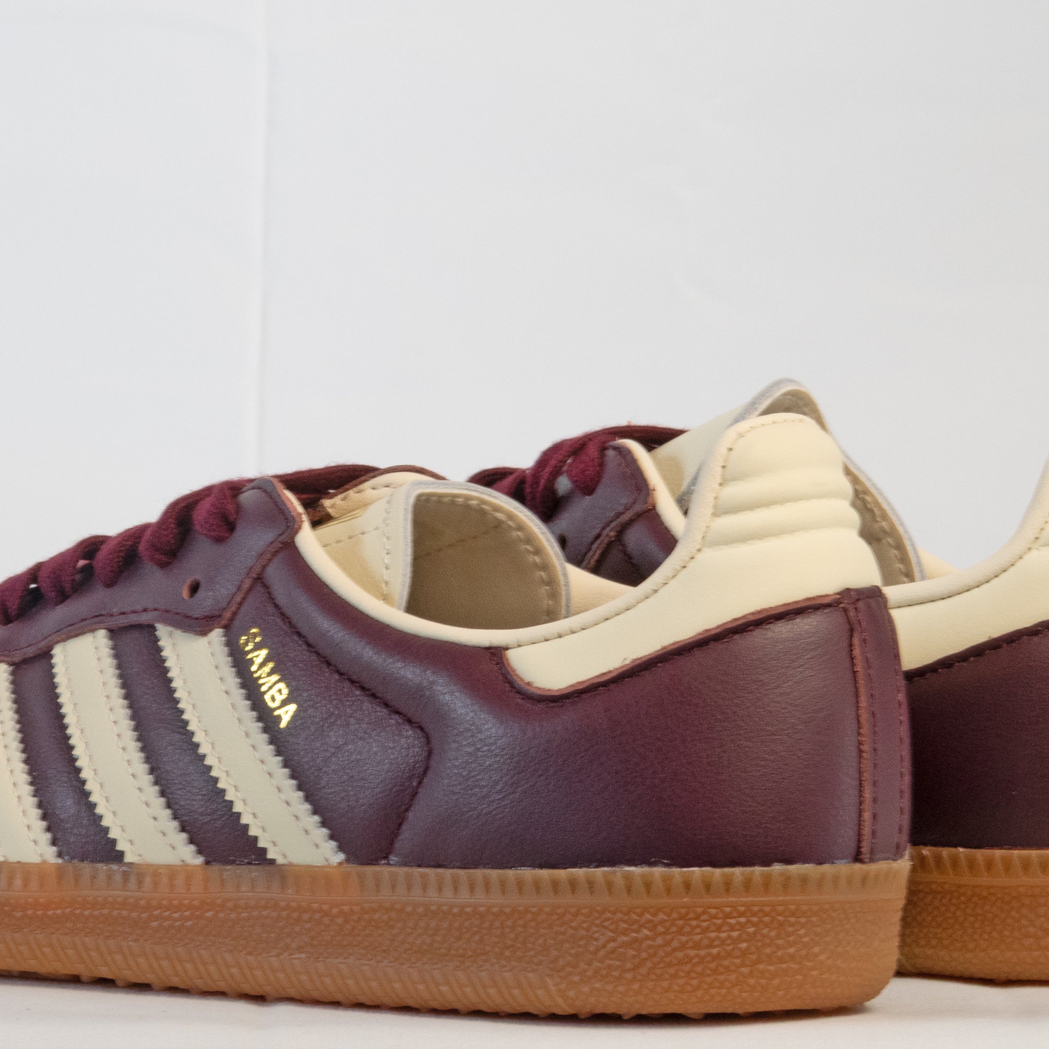 adidas Samba OG Maroon Gold Metallic (W) - ID0477 - Men's and Women's Sneakers > Sneakers > Adidas Samba > Low - Top Sneakers
