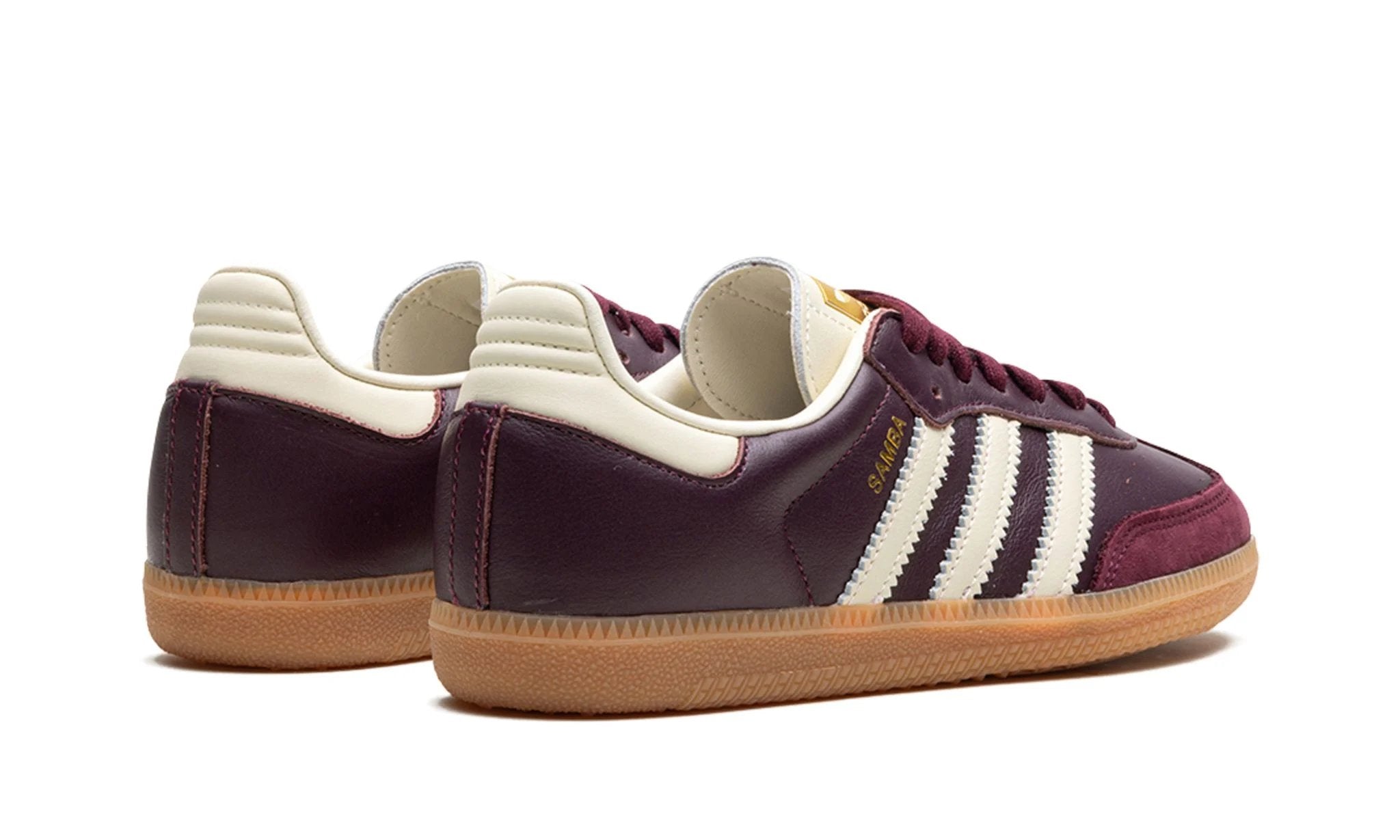 adidas Samba OG Maroon Gold Metallic (W) - ID0477 -