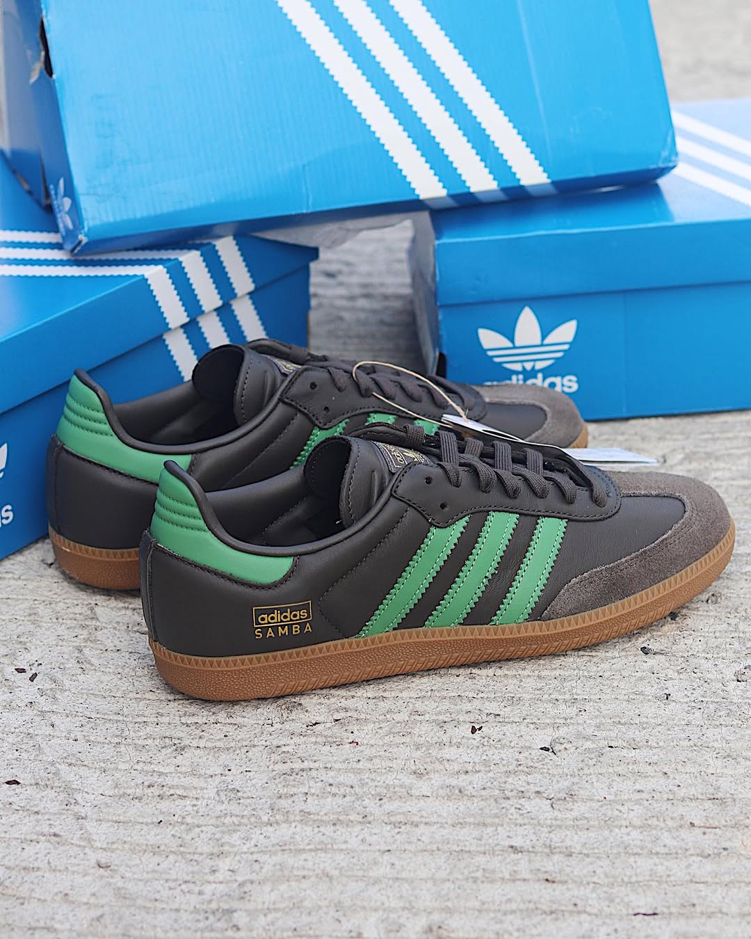 Adidas Samba OG Shadow Olive Green - IG6175 - Men's and Women's Sneakers > Sneakers > Adidas Samba > Low - Top Sneakers