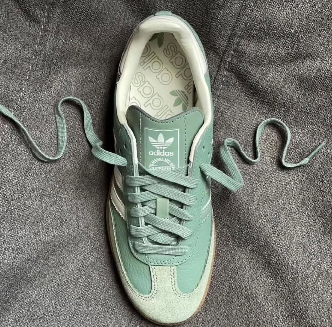 Adidas Samba OG Silver Green - IE7011 - Men's and Women's Sneakers > Sneakers > Adidas Samba > Low - Top Sneakers