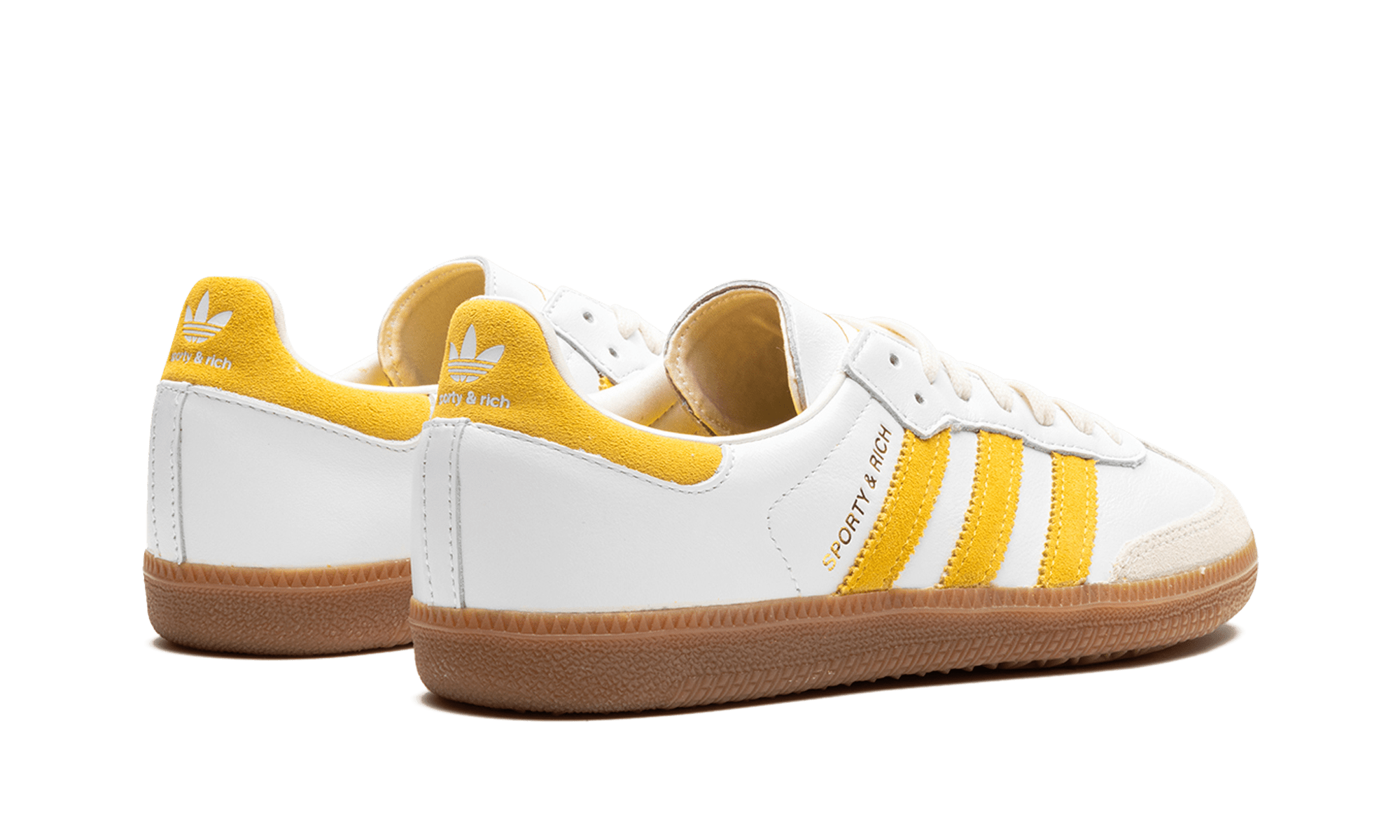 Adidas Samba OG Sporty & Rich White Bold Gold - IF5661 - Men's and Women's Sneakers > Sneakers > Adidas Samba > Low - Top Sneakers