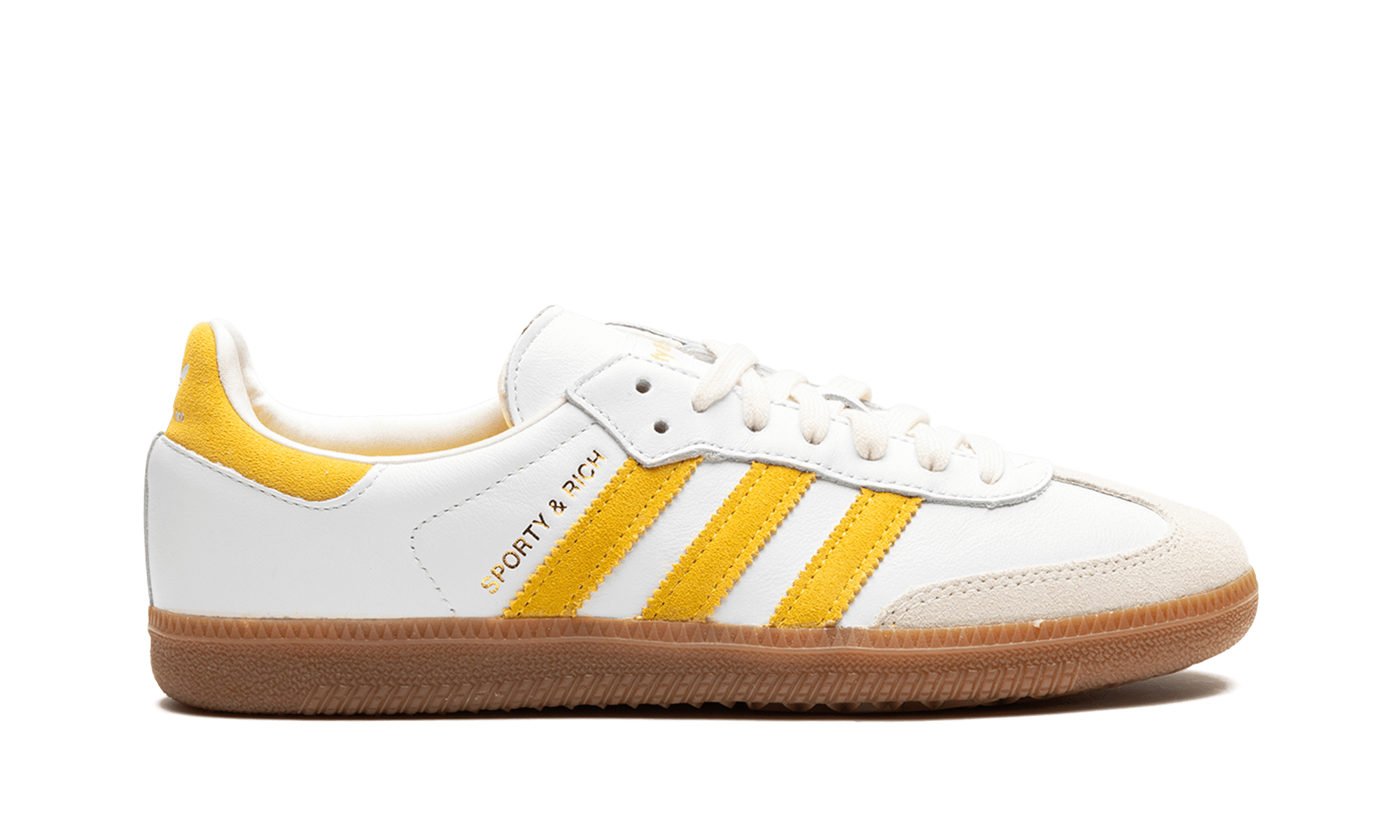 Adidas Samba OG Sporty & Rich White Bold Gold - IF5661 - Men's and Women's Sneakers > Sneakers > Adidas Samba > Low - Top Sneakers