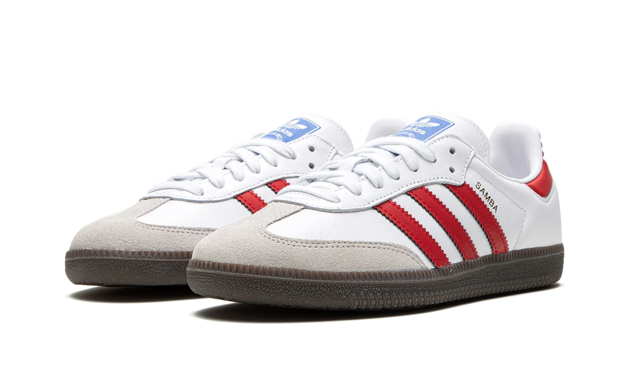 adidas Samba OG White Better Scarlet - IG1025 - Sneakers