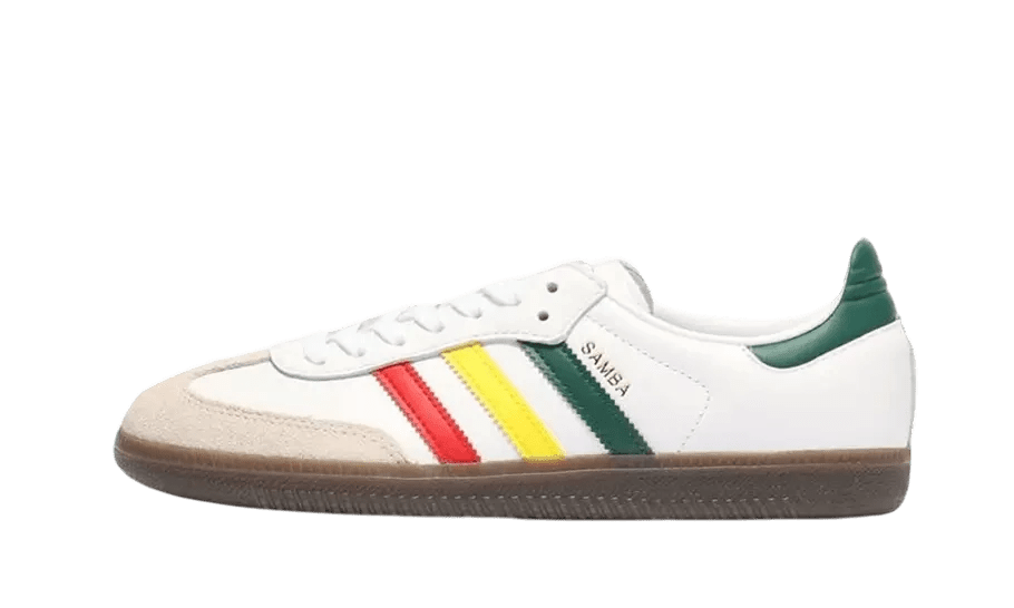 Adidas Samba OG White Rasta - IH3118 - Men's and Women's Sneakers > Sneakers > Adidas Samba > Low - Top Sneakers