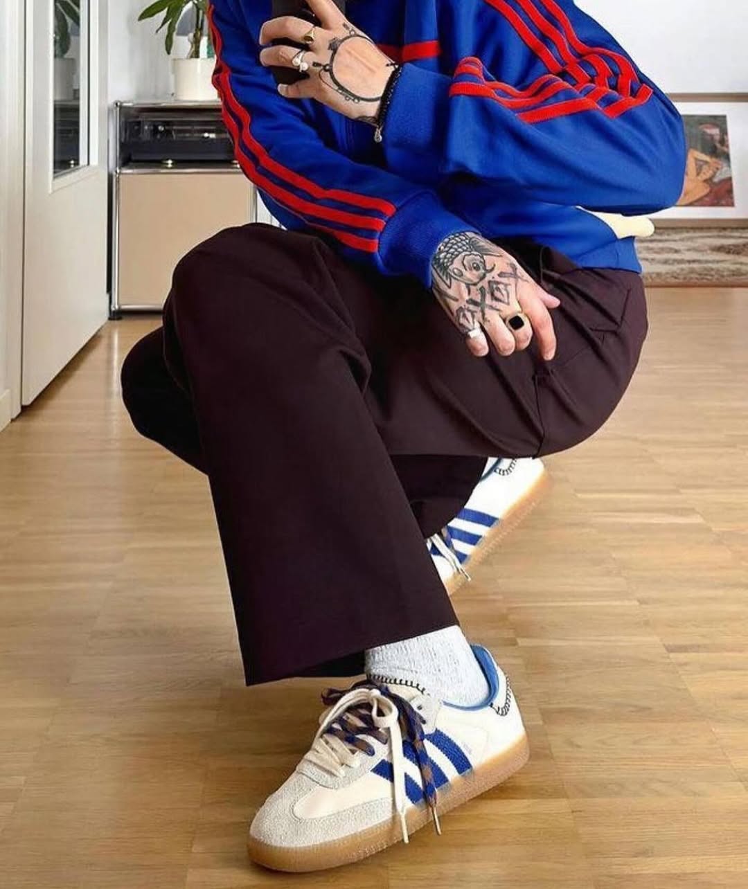 adidas Samba Wales Bonner - Wonder Clay Royal Blue - IH7756 - Men's and Women's Sneakers > Sneakers > Adidas Samba > Low - Top Sneakers