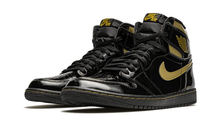 Air Jordan 1 High Black Metallic Gold - 555088 - 032 - sneakers