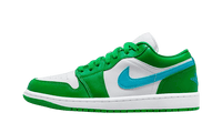 Air Jordan 1 Low Lucky Green Aquatone