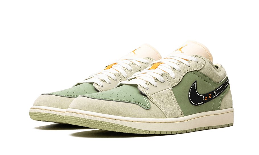Air Jordan 1 Low SE Craft Light Olive - FD6819 - 300 - sneakers