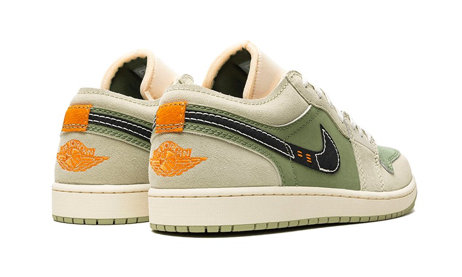 Air Jordan 1 Low SE Craft Light Olive - FD6819 - 300 - sneakers