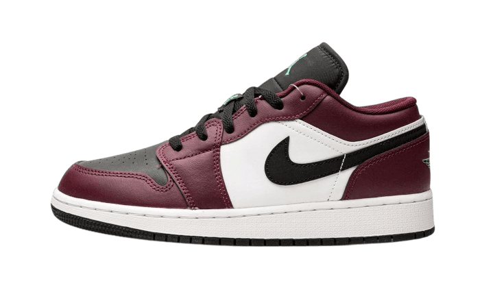 Air Jordan 1 Low SE Dark Beetroot Black Roma Green - DM0589 - 635 - Men's and Women's Sneakers > Sneakers > Jordan 1 > Low - Top Sneakers