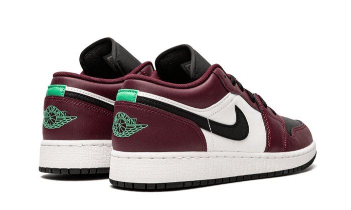 Air Jordan 1 Low SE Dark Beetroot Black Roma Green - DM0589 - 635 - sneakers