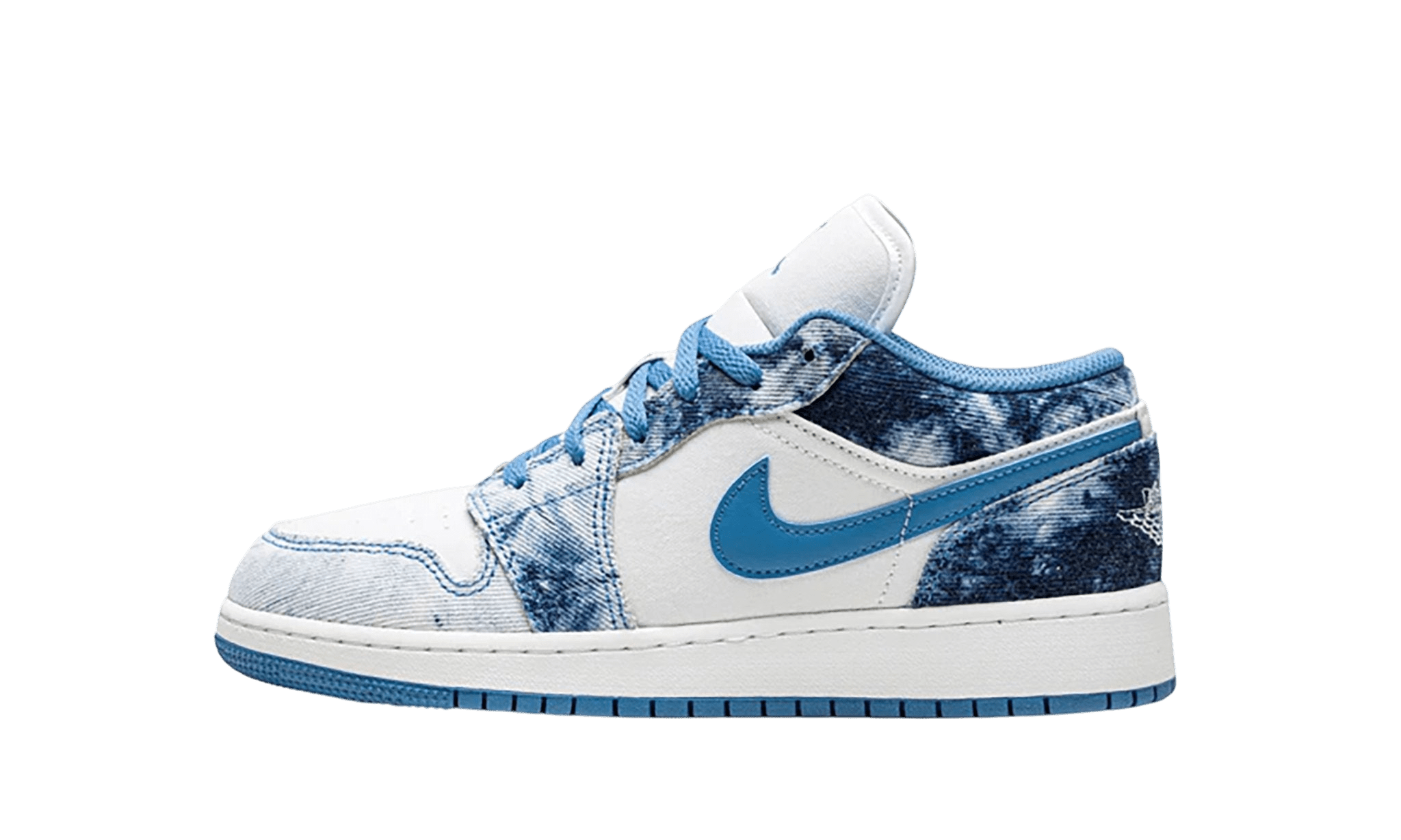 Air Jordan 1 Low Washed Denim (GS) - CZ8455 - 100 - Men's and Women's Sneakers > Sneakers > Jordan 1 > Low - Top Sneakers