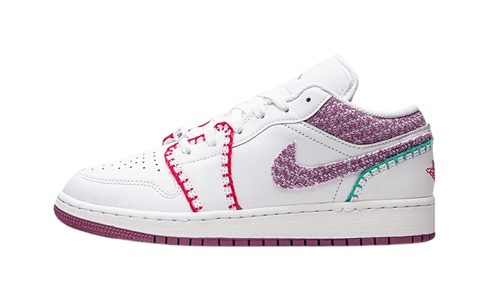Air Jordan 1 Low White Light Bordeaux - DM9037 - 100 - Men's and Women's Sneakers > Sneakers > Jordan 1 > Low - Top Sneakers