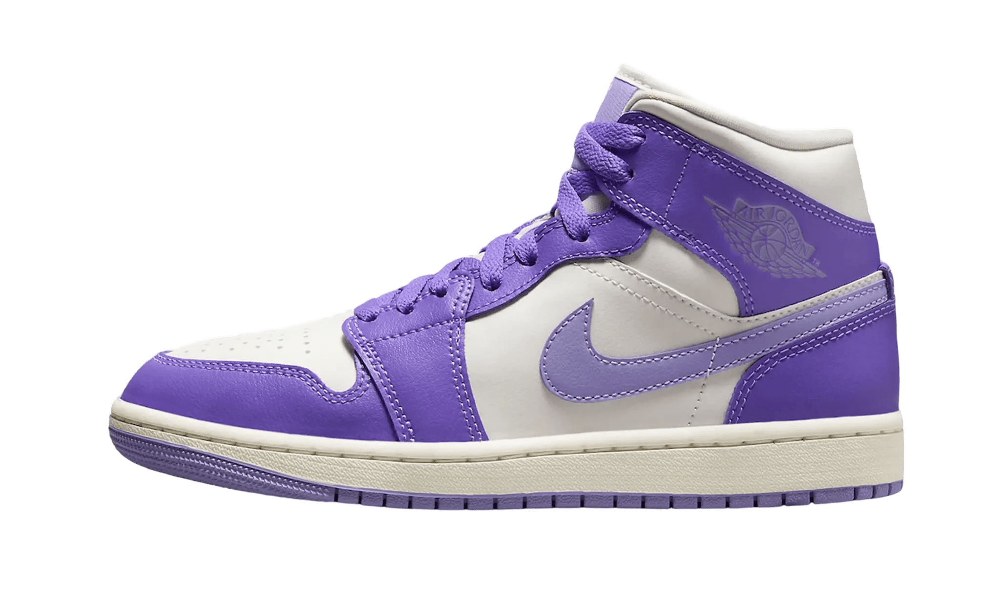 Air Jordan 1 Mid Action Grape - BQ6472 - 504 - Men's and Women's Sneakers > Sneakers > Jordan 1 > Low - Top Sneakers