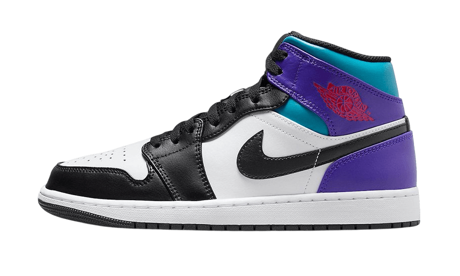 Air Jordan 1 Mid Aqua - DQ8426 - 154 - Men's and Women's Sneakers > Sneakers > Jordan 1 > Low - Top Sneakers