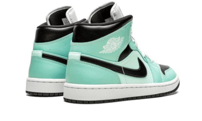 Air Jordan 1 Mid Aqua Blue Tint - BQ6472 - 300 - sneakers
