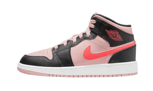 Air Jordan 1 Mid Black Pink Crimson