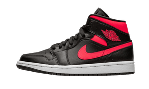 Air Jordan 1 Mid Black Siren Red