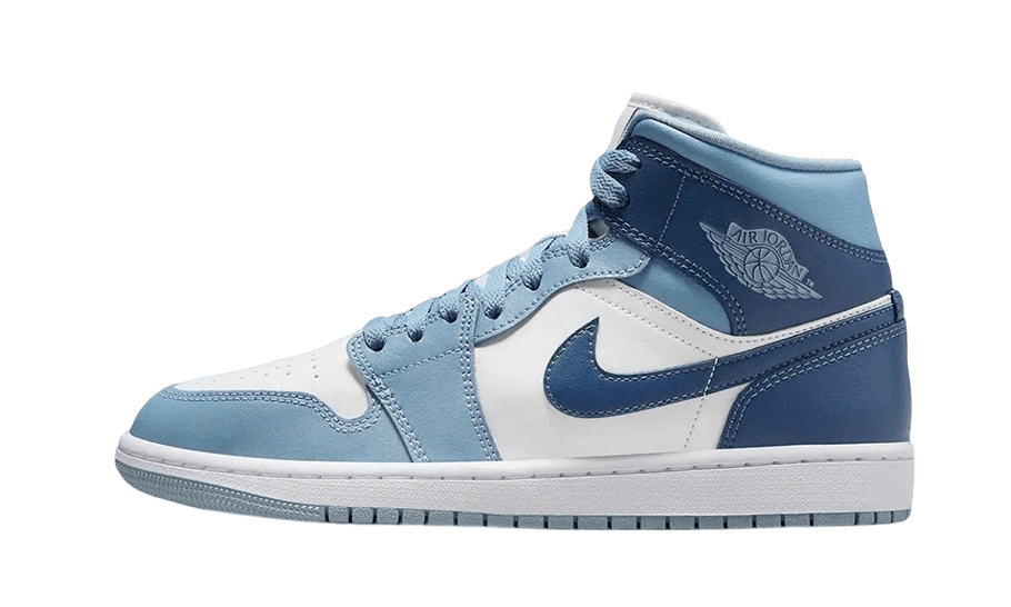 Air Jordan 1 Mid Blue - BQ6472 - 140 - Men's and Women's Sneakers > Sneakers > Jordan 1 > Mid - Top Sneakers