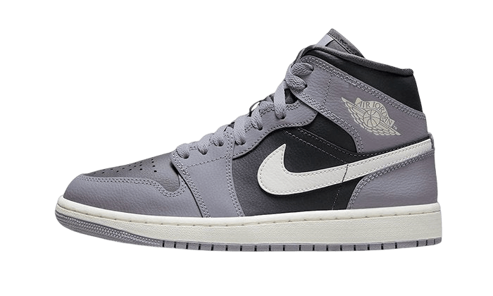 Air Jordan 1 Mid Cement Grey - BQ6472 - 022 - Men's and Women's Sneakers > Sneakers > Jordan 1 > Mid - Top Sneakers