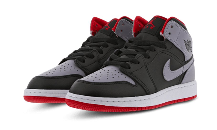 Air Jordan 1 Mid Cement Grey Red - DQ8426 - 006 - sneakers