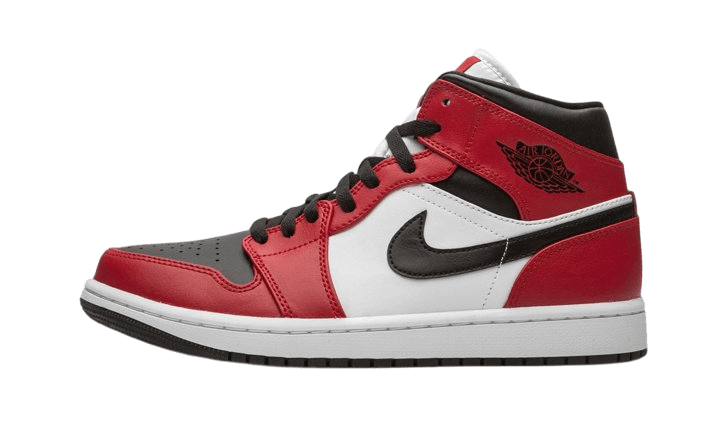 Air Jordan 1 Mid Chicago Black Toe - 554724 - 069 - Men's and Women's Sneakers > Sneakers > Jordan 1 > Mid - Top Sneakers