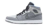 Air Jordan 1 Mid Crater Grey University Blue
