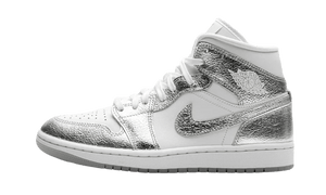 Air Jordan 1 Mid Crinkled Chrome