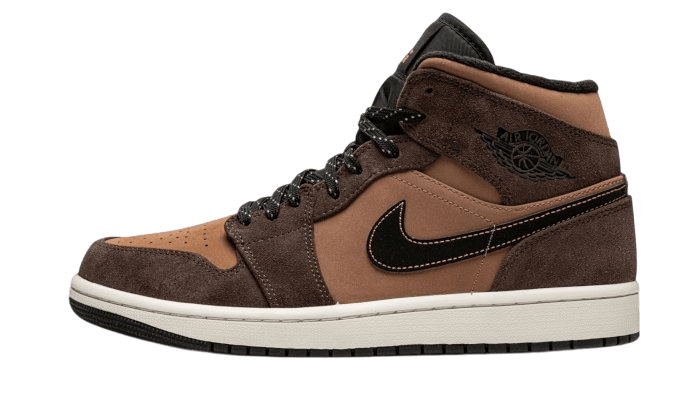 Air Jordan 1 Mid Earthy Brown - DC7294 - 200 - Men's and Women's Sneakers > Sneakers > Jordan 1 > Mid - Top Sneakers