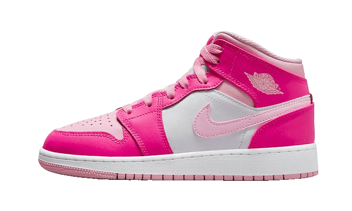 Air Jordan 1 Mid Fierce Pink - FD8780 - 116 - Men's and Women's Sneakers > Sneakers > Jordan 1 > Mid - Top Sneakers