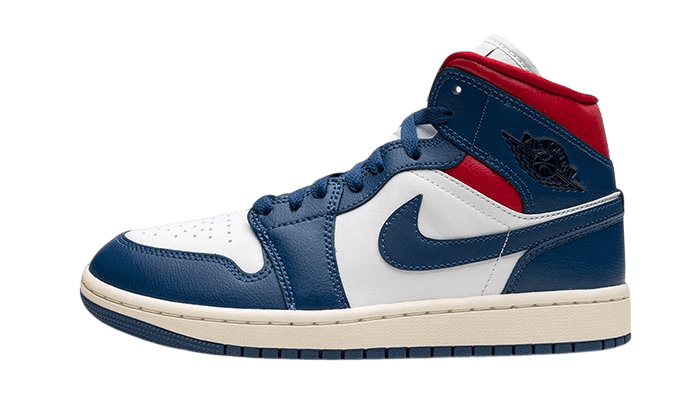 Air Jordan 1 Mid French Blue - BQ6472 - 146 - Men's and Women's Sneakers > Sneakers > Jordan 1 > Mid - Top Sneakers