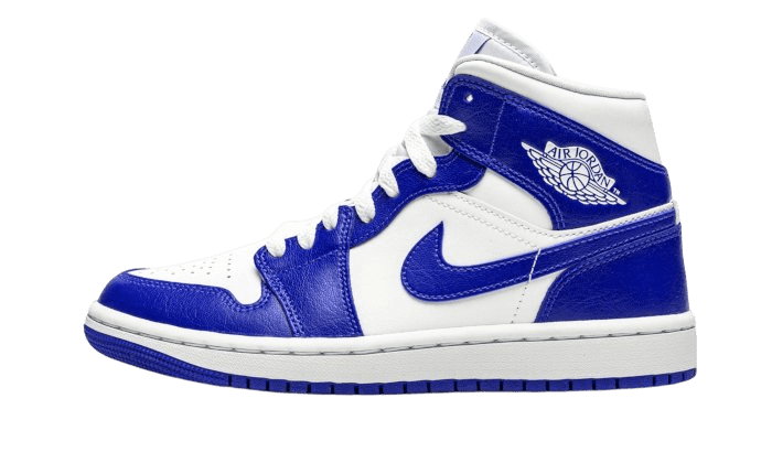 Air Jordan 1 Mid Kentucky Blue - BQ6472 - 104 - Men's and Women's Sneakers > Sneakers > Jordan 1 > Mid - Top Sneakers