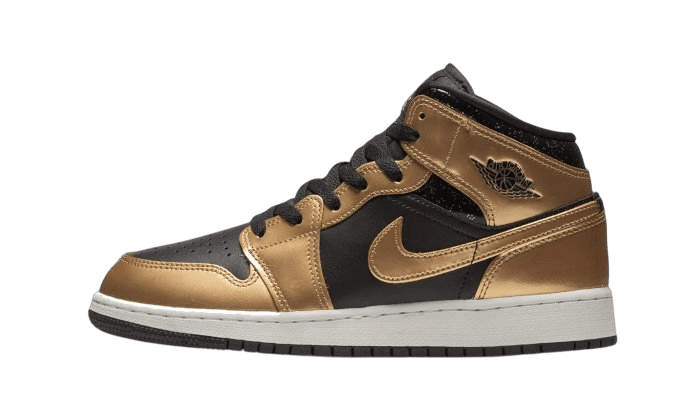 Air Jordan 1 Mid Metallic Gold - DR6967 - 071 - Men's and Women's Sneakers > Sneakers > Jordan 1 > Mid - Top Sneakers