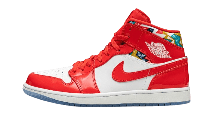 Air Jordan 1 Mid SE Barcelona Sweater - DC7294 - 600 - Men's and Women's Sneakers > Sneakers > Jordan 1 > Mid - Top Sneakers