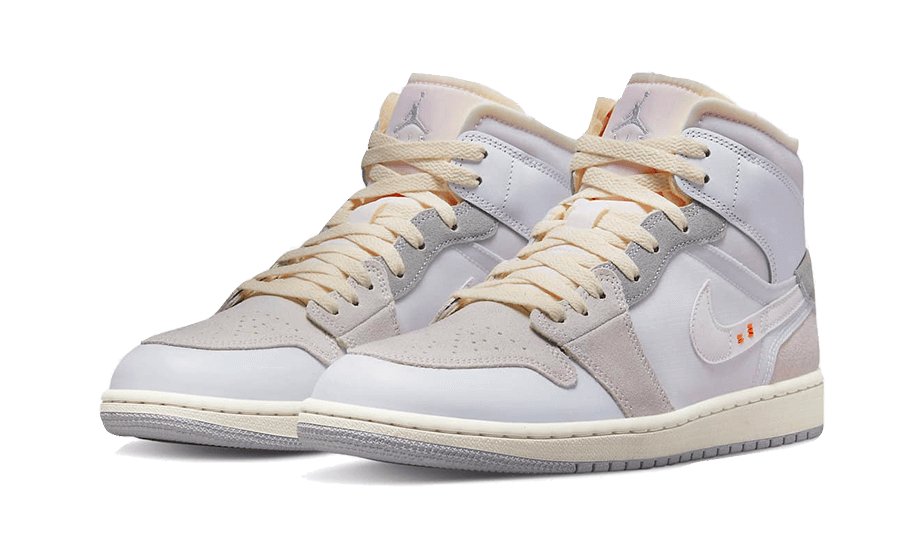 Air Jordan 1 Mid SE Craft Inside Out White Grey - DM9652 - 100 - sneakers