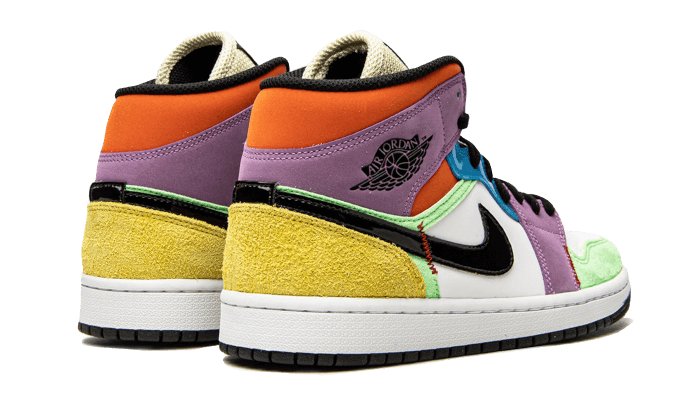 Air Jordan 1 Mid SE Lightbulb - CW1140 - 100 - sneakers