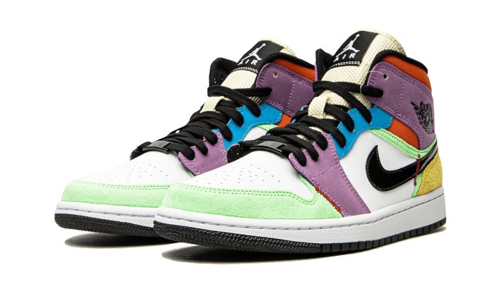 Air Jordan 1 Mid SE Lightbulb - CW1140 - 100 - sneakers