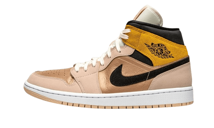 Air Jordan 1 Mid SE Particle Beige - DD2224 - 200 - Men's and Women's Sneakers > Sneakers > Jordan 1 > Mid - Top Sneakers