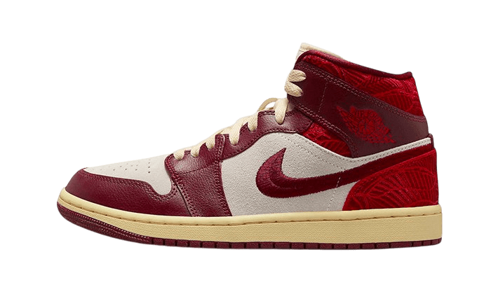 Air Jordan 1 Mid SE Tiki Leaf - DZ2820 - 601 - Men's and Women's Sneakers > Sneakers > Jordan 1 > Mid - Top Sneakers