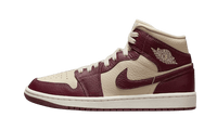 Air Jordan 1 Mid Split Beach Cherrywood Red