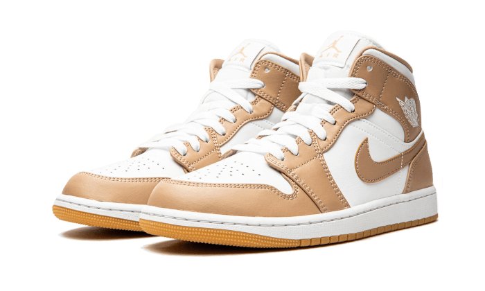 Air Jordan 1 Mid Tan Gum - 554724 - 271 - sneakers