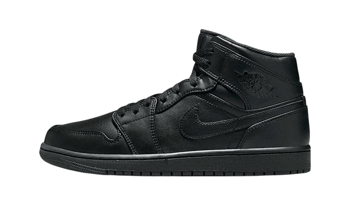 Air Jordan 1 Mid Triple Black (2022) - 554724 - 093 - Men's and Women's Sneakers > Sneakers > Jordan 1 > Mid - Top Sneakers