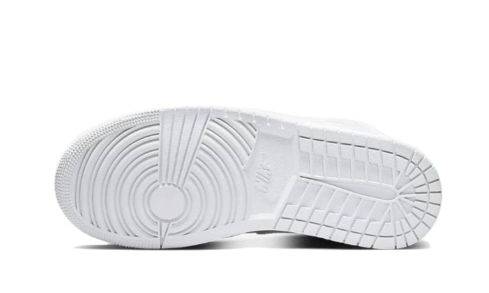 Air Jordan 1 Mid Triple White Patent Swoosh - DV0991 - 111 - sneakers