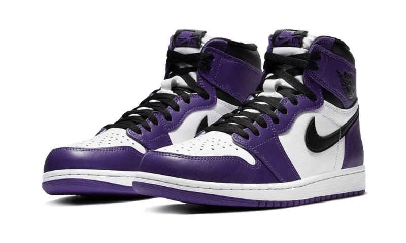 Air Jordan 1 Retro High OG Court Purple White - 555088 - 500 - sneakers
