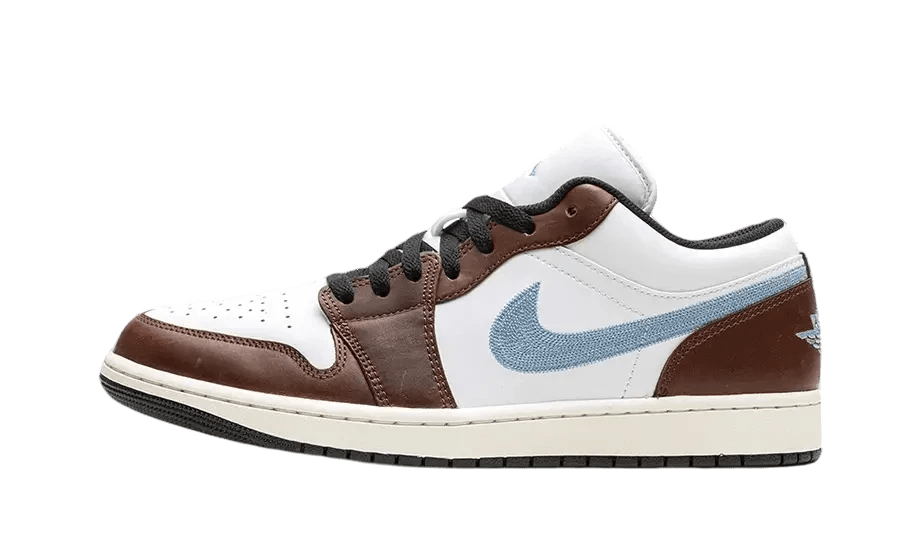 Air Jordan 1 Retro Low Brown Blue Grey - FQ7832 - 142 - Men's and Women's Sneakers > Sneakers > Jordan 1 > Low - Top Sneakers