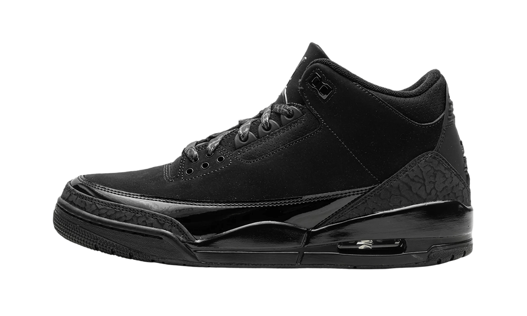 Air Jordan 3 Retro Black Cat (2025) - CT8532 - 001 - Men's and Women's Sneakers > Sneakers > Jordan 3 > Mid - Top Sneakers