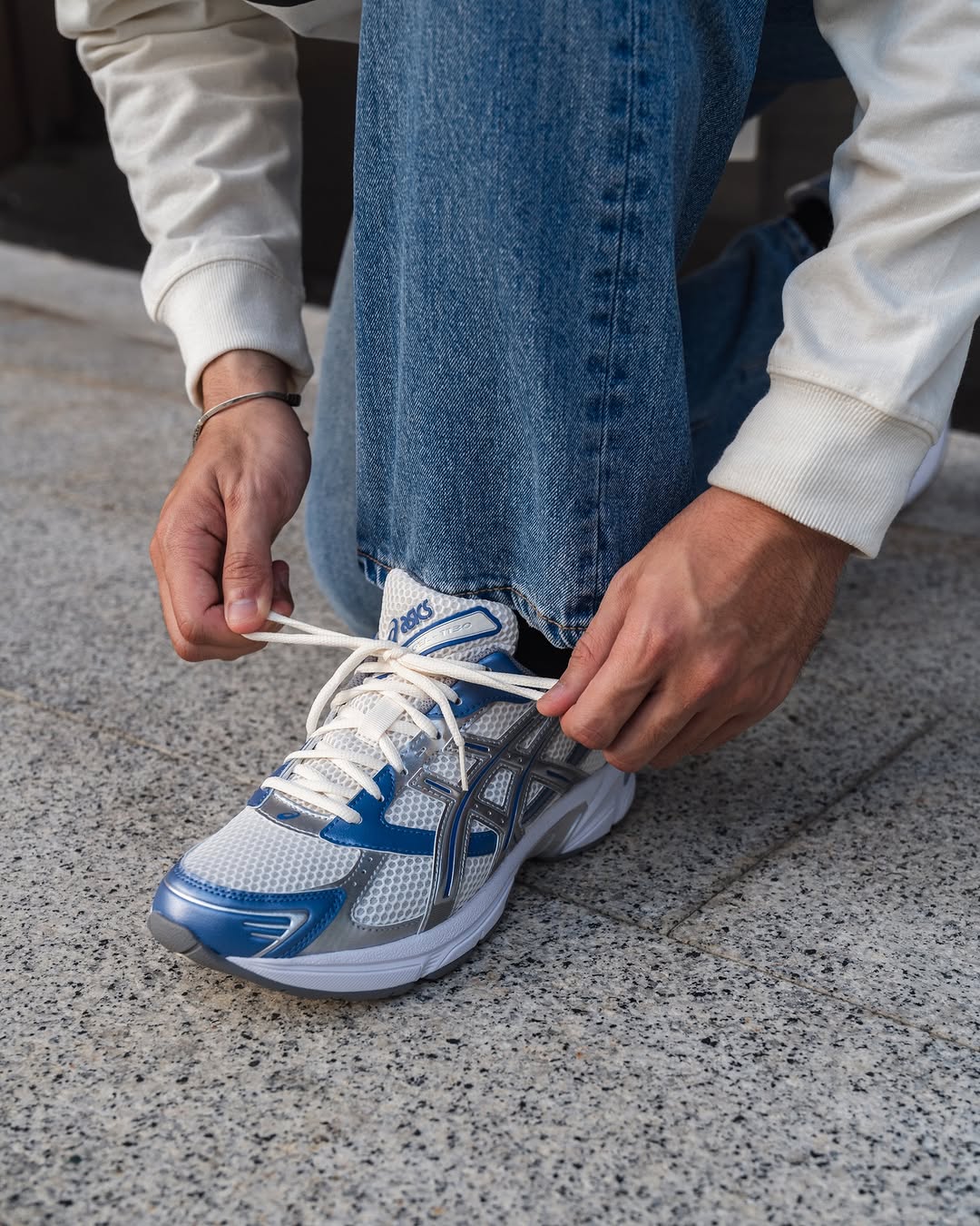 ASICS Gel - 1130 Cream Blueberry - 1203A609 - 101 - sneakers