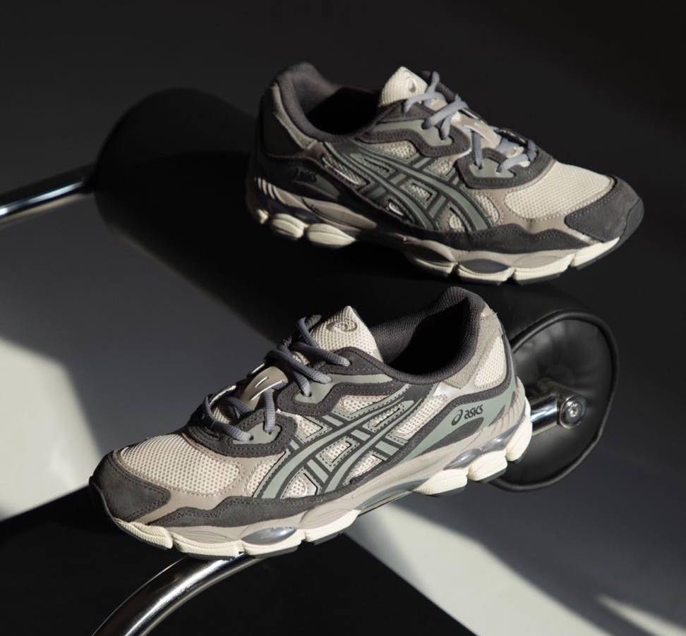 ASICS Gel - NYC Oatmeal Obsidian Grey - 1201A789 - 250 - Men's and Women's Sneakers > Sneakers > Asics Gel - NYC > Low - Top Sneakers