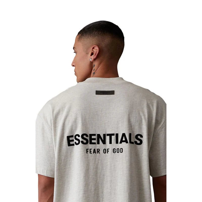 Fear of God Essentials T-shirt Light Oatmeal SS22 - 125BT212062F - apparels