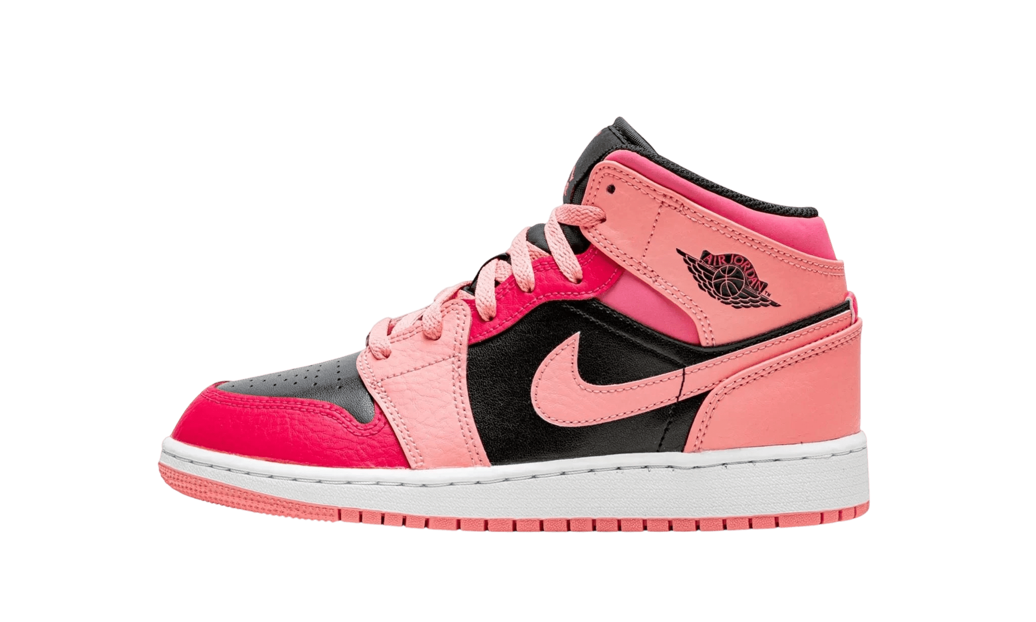 Jordan 1 mid " Coral Chalk " - 554725 - 662 - Men's and Women's Sneakers > Sneakers > Jordan 1 > Mid - Top Sneakers